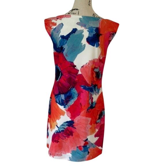 Trina Turk Multicolor Floral Dress - Size 4 - Picture 3 of 9